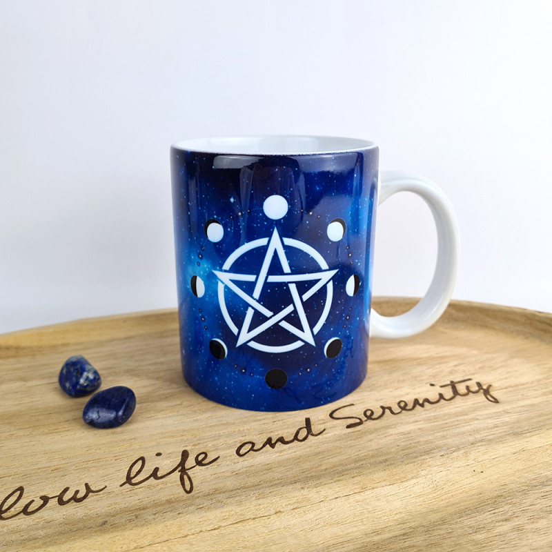 Mug Pentacle phases de la lune