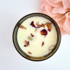 Rose & Geranium Scented Candle