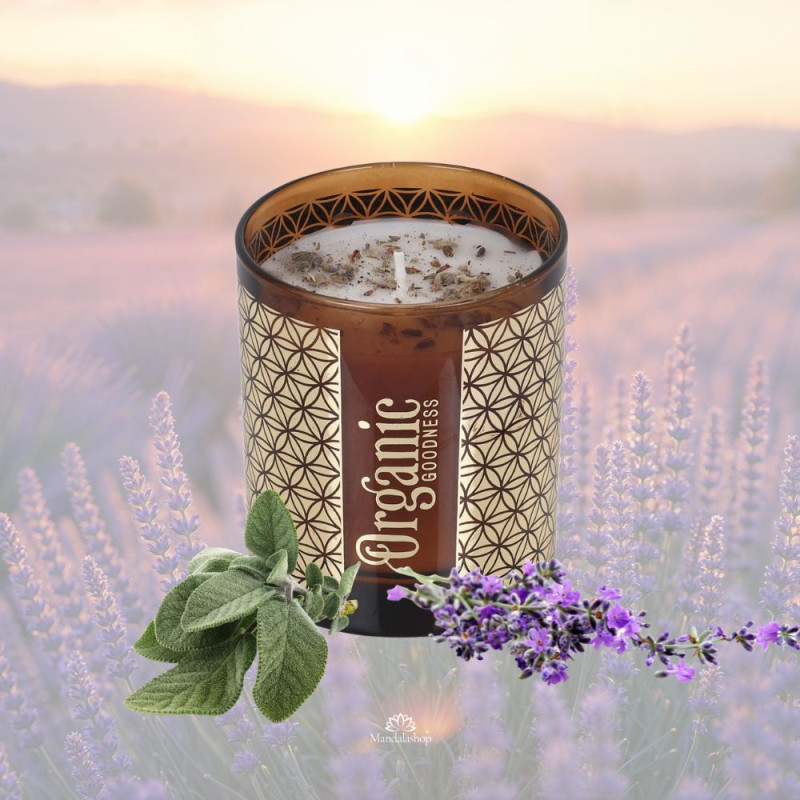 Duftkerze Salbei & Lavendel