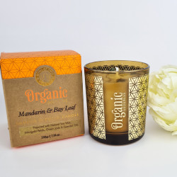 Vela perfumada Mandarina & Hoja de Laurel