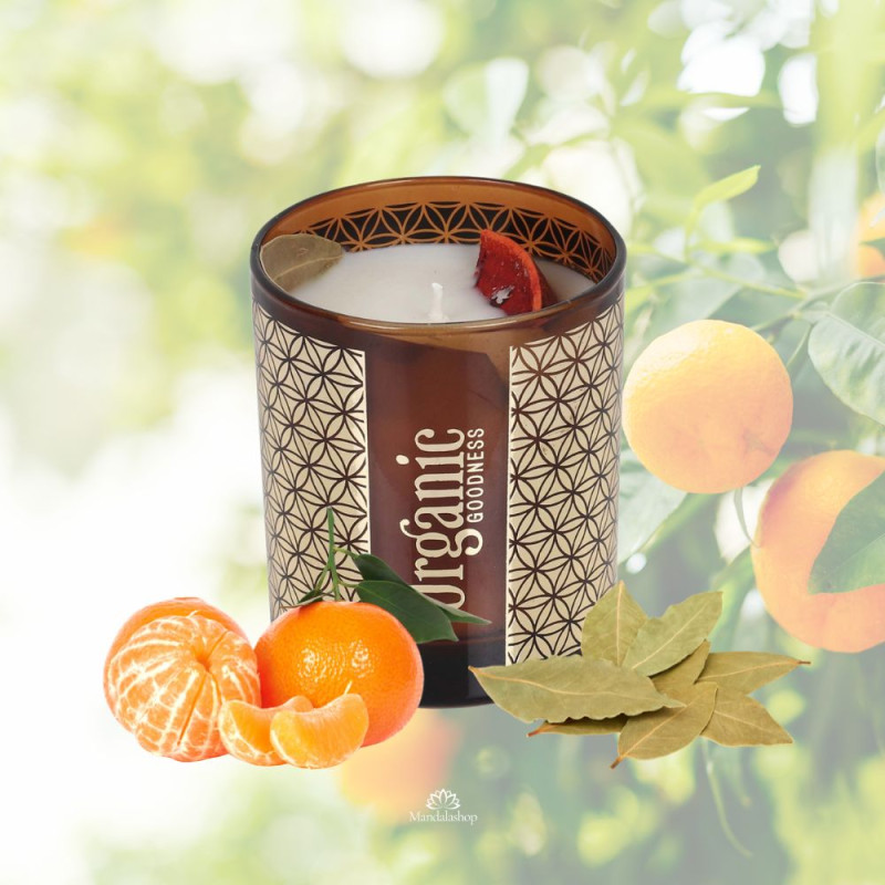 Duftkerze Mandarine & Lorbeerblatt