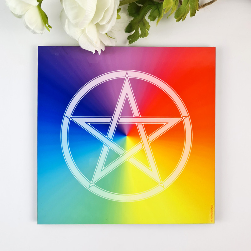 Multicoloured Pentacle energising tray