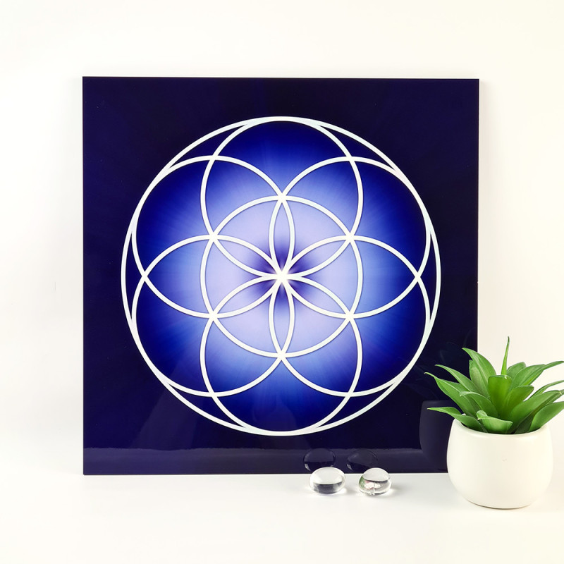 Indigo Seed of Life energising tray