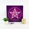 Plateau dynamisant Pentagramme violet