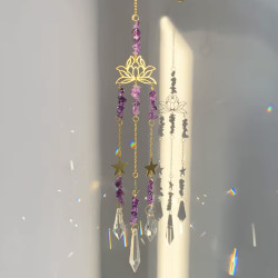 Sonnenfänger Amethyst & Lotus