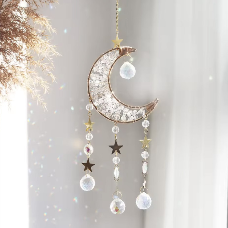 Crystal Moon suncatcher