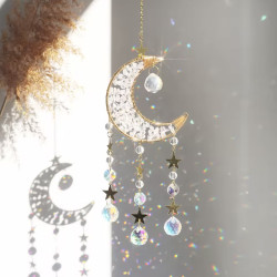 Crystal Moon suncatcher