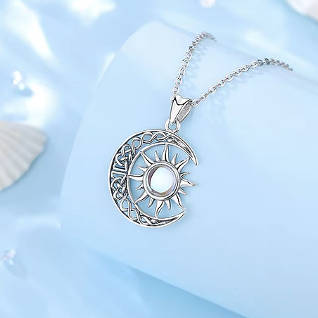 Collier Lune et soleil