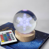 Metatron Crystal Ball Light 8 cm