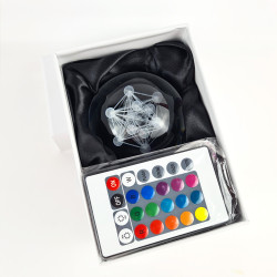 Metatron Crystal Ball Light 8 cm