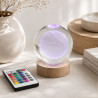 Boule de cristal Fleur de Vie 8 cm