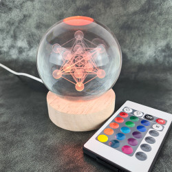 Sfera di cristallo Metatron 8 cm