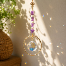 Astra Amethyst Suncatcher