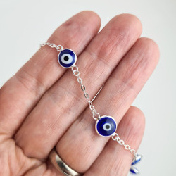Armband Türkisches Auge aus 925 Silber