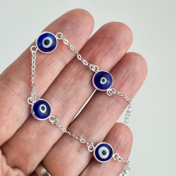 Bracciale Occhio Turco 4 Occhi in Argento