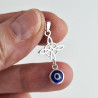 Pendentif Nœud de Sorcière et Œil Turc