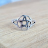 Bague Pentagramme ajustable