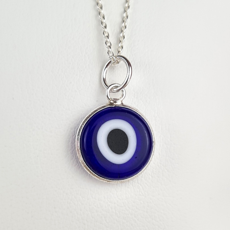 Colgante ojo turco en plata