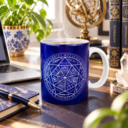 Tazza indaco Sigillo dei 7 Arcangeli