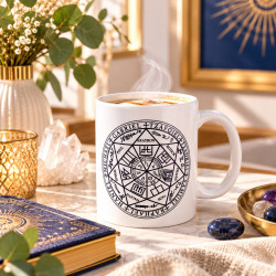 Tazza bianca Sigillo dei 7 Arcangeli