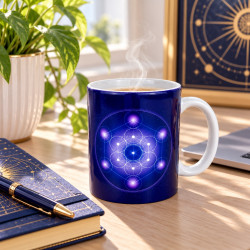 Mug Cube de Métatron indigo