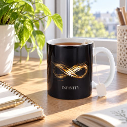 Taza Infinity negra
