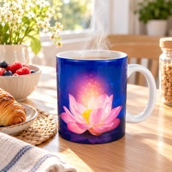 Tasse Schwimmende Lotusblume