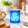 Tazza Triskele blu
