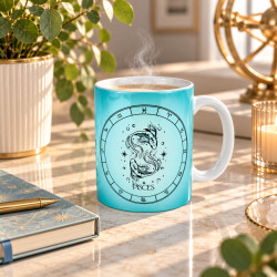 Tazza segno zodiacale Pesci