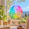 Repositionable window sticker negative Triskel