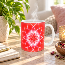 Tazza Mandala che sviluppa l'energia della creatività positiva