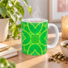 Mug Mandala of Lightness (green)