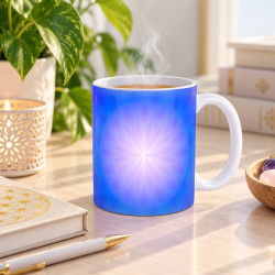 Mandala mug of the opening of spiritual centers