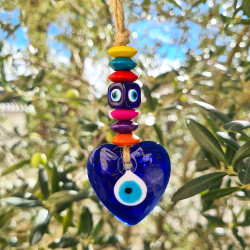 Heart-Shaped Nazar Amulet