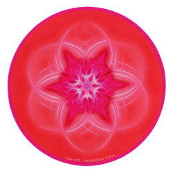 Round mouse pad Mandala of Birth