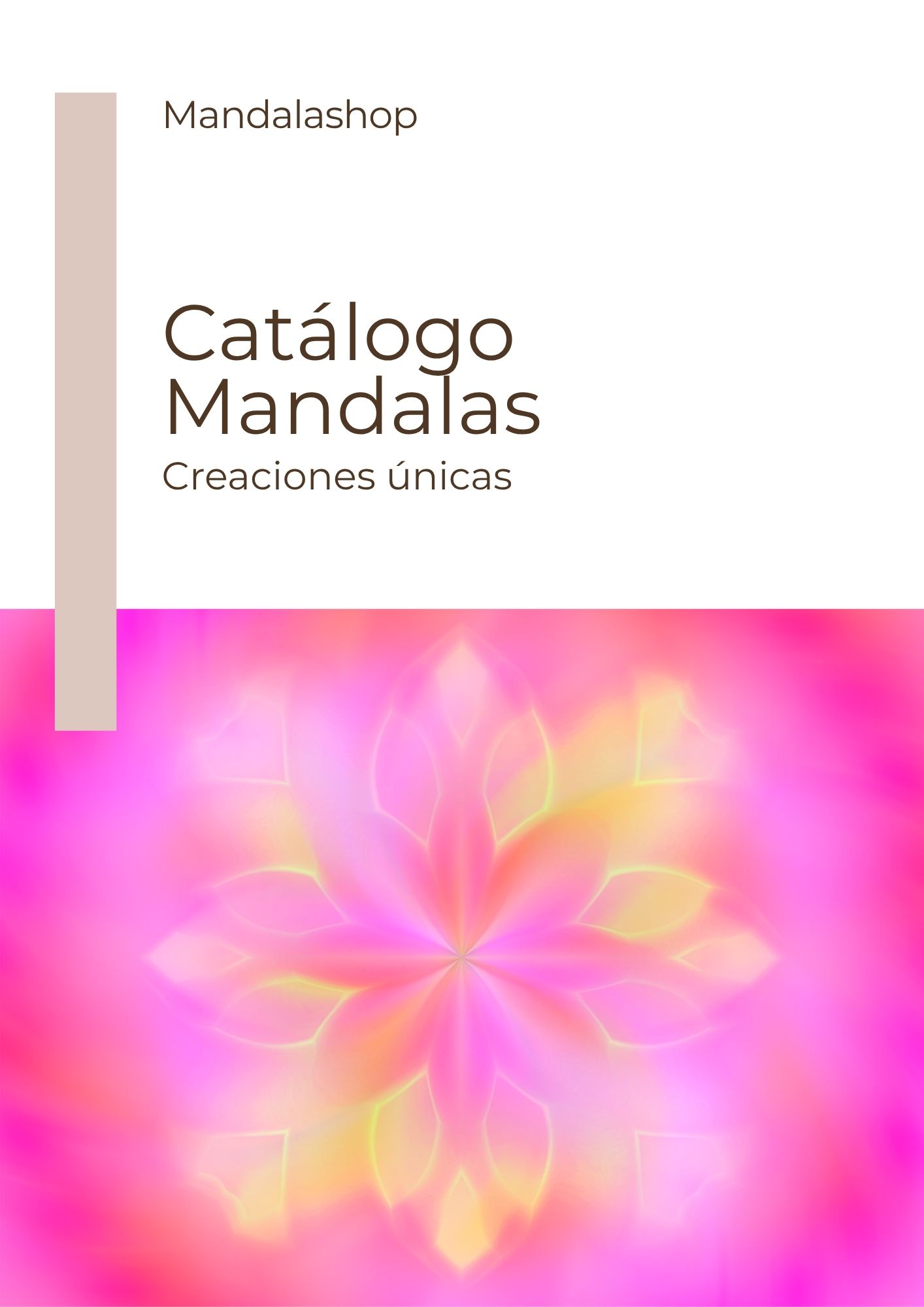 Catálogo de Mandalashop con más de 200 mandalas para imprimir a pedido