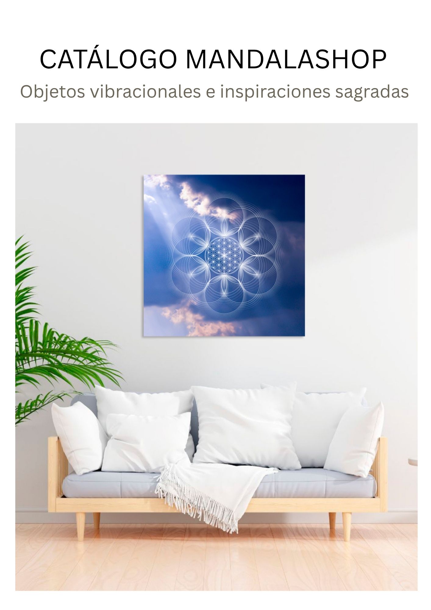 Catálogo Mandalashop, objetos de geometría sagrada fabricados en Francia